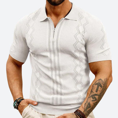 Elegante polo met ritssluiting - Hendrix