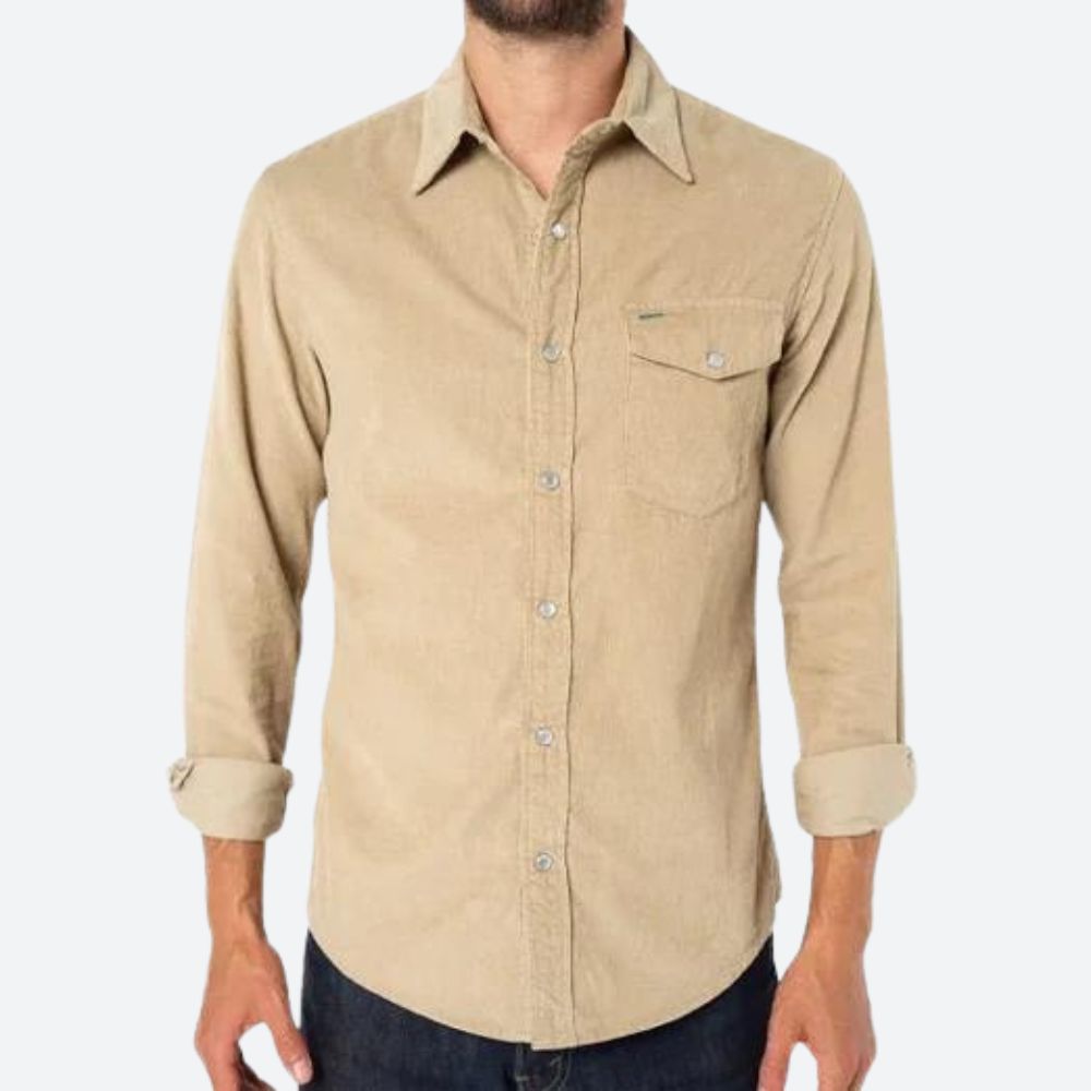 Corduroy Herenoverhemd Lange Mouwen - Rupert